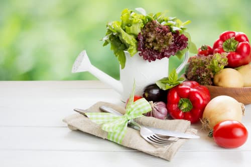 Healthy fresh raw vegetables