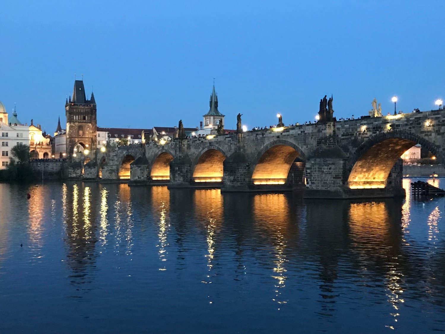 Prague bridge