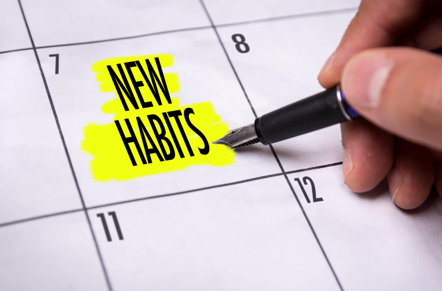 Get new healthier habits