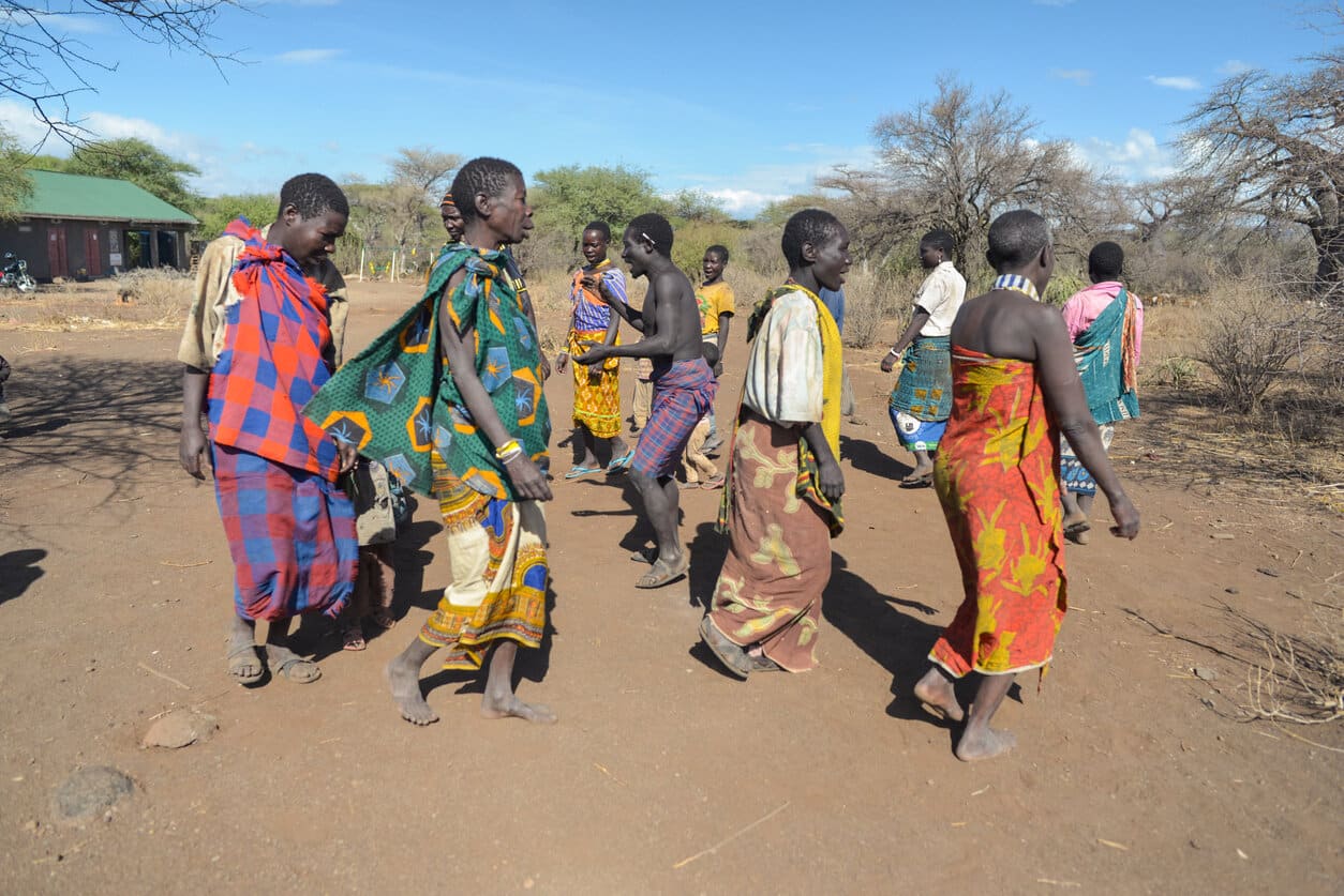 Hadza tribe in Tanzania