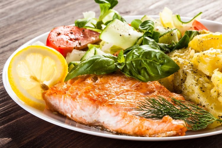 Fish and vegetables recipe diet